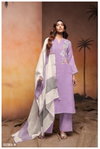 Emberlynn 2582 By Ganga Pure Linen Printed Dress Material Wholesale Online